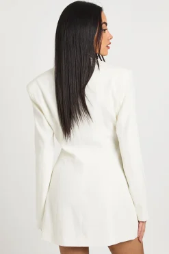 Robe Blazer À Gros Boutons Dorés