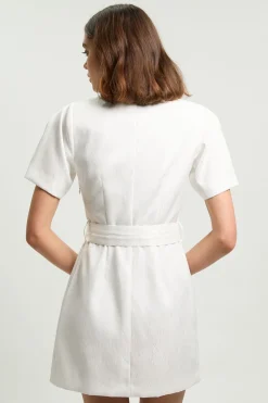 KarenMillen Robe Blazer Mini Cintrée Avec Ceinture<Femme Toutes Les Robes|Robes