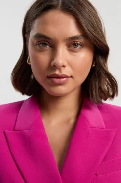 KarenMillen Robe Blazer Mini Croisée Ajustée et Raffinée<Femme Tailleurs|Robes Remise De Diplôme