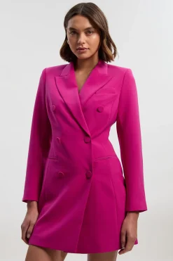 KarenMillen Robe Blazer Mini Croisée Ajustée et Raffinée<Femme Tailleurs|Robes Remise De Diplôme