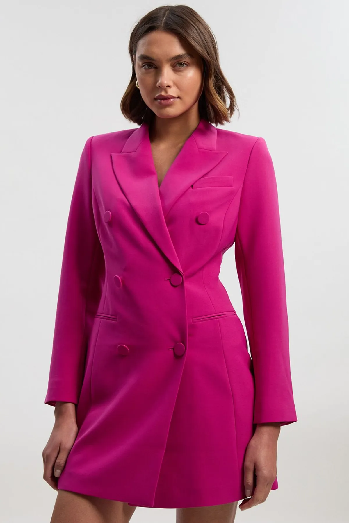 KarenMillen Robe Blazer Mini Croisée Ajustée et Raffinée<Femme Tailleurs|Robes Remise De Diplôme