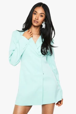 boohoo Robe blazer oversize à enveloppement structuré<Femme Tailleurs|Robes À Manches Longues