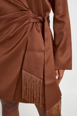Robe blazer à pampilles Plus