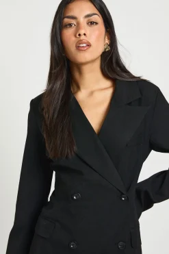 boohoo Robe Blazer À Épaulettes<Femme Tailleurs|Robes À Manches Longues