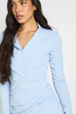 Robe Blazer Portefeuille À Manches Longues Tall