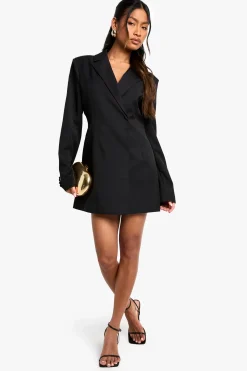 Robe Blazer Portefeuille Oversize Structurée