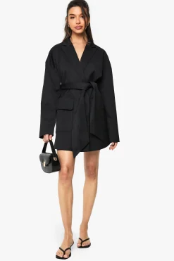 boohoo Robe blazer portefeuille surdimensionnée coupée sur mesure<Femme Tailleurs|Robes À Manches Longues