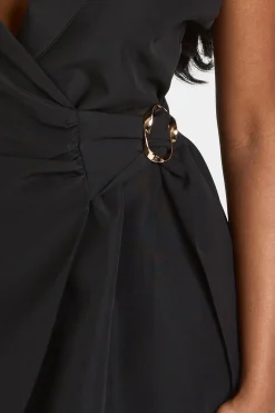 Robe Blazer Sans Manches À Épaulettes Avec Détail Boucle