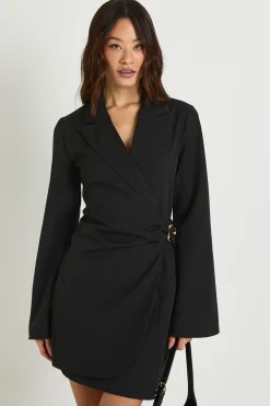 Robe Blazer Tall Ceinturée Avec Détail Boucle