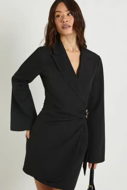 Robe Blazer Tall Ceinturée Avec Détail Boucle