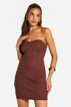 Robe bustier courte