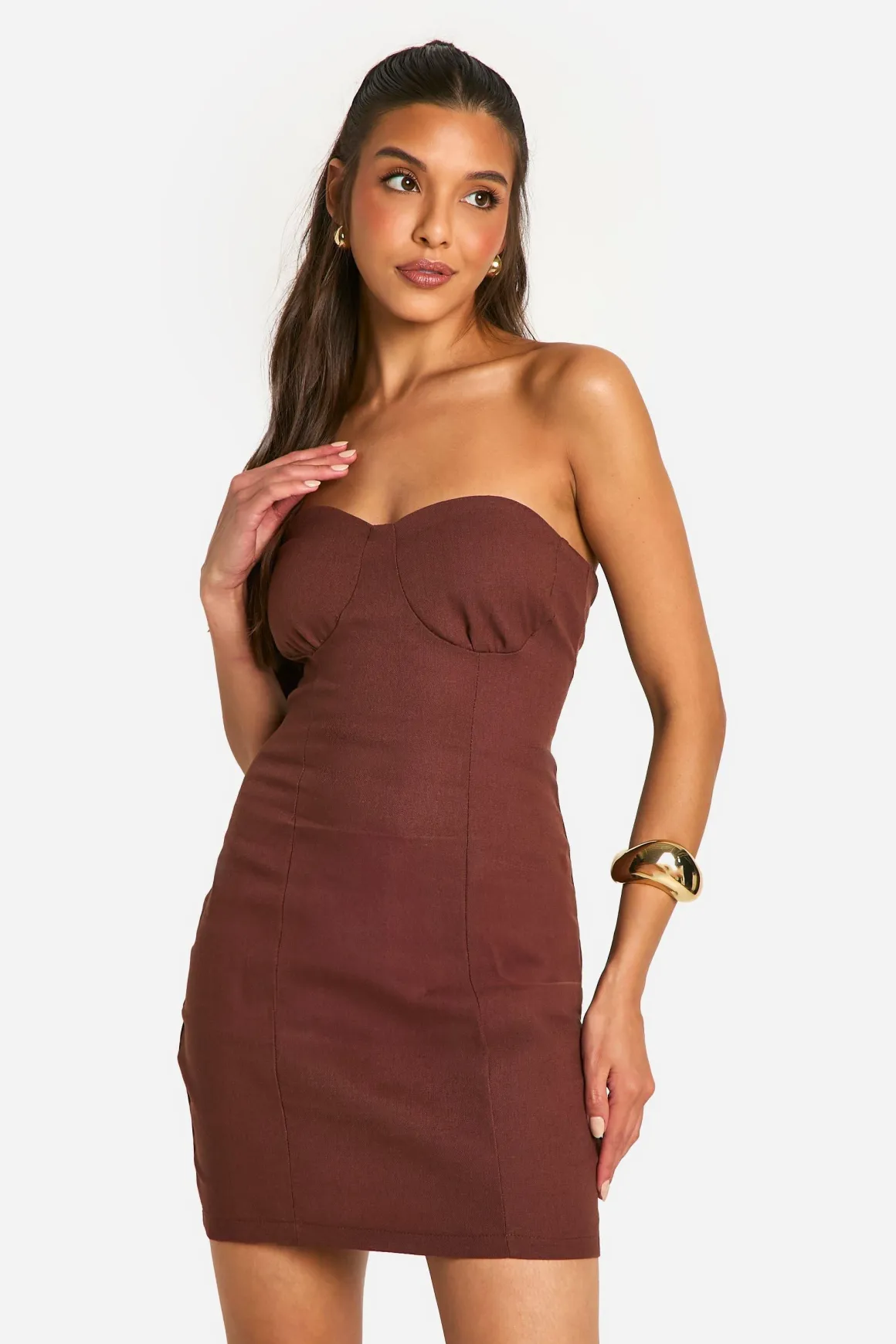 Robe bustier courte