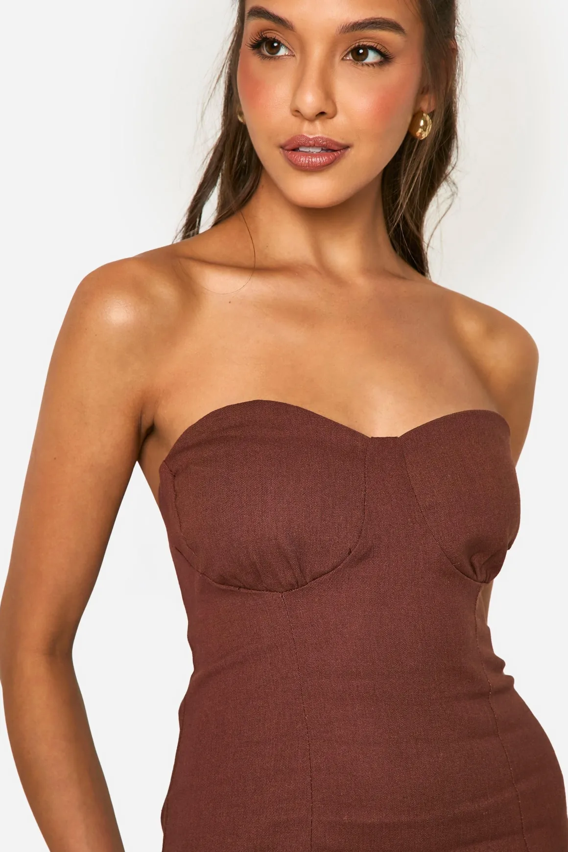 Robe bustier courte