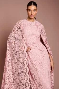 Robe Cape en Dentelle