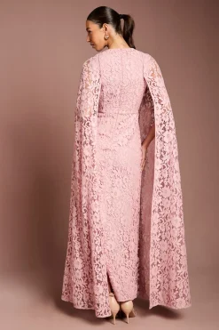 Robe Cape en Dentelle