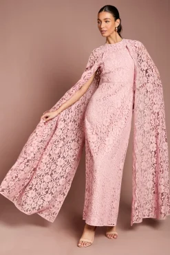 Robe Cape en Dentelle