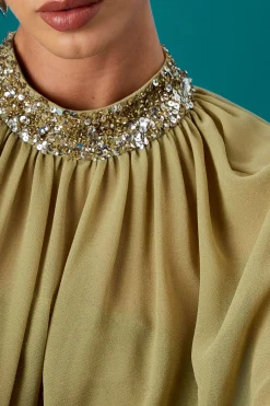 Robe Cape en Mousseline Coast Muse
