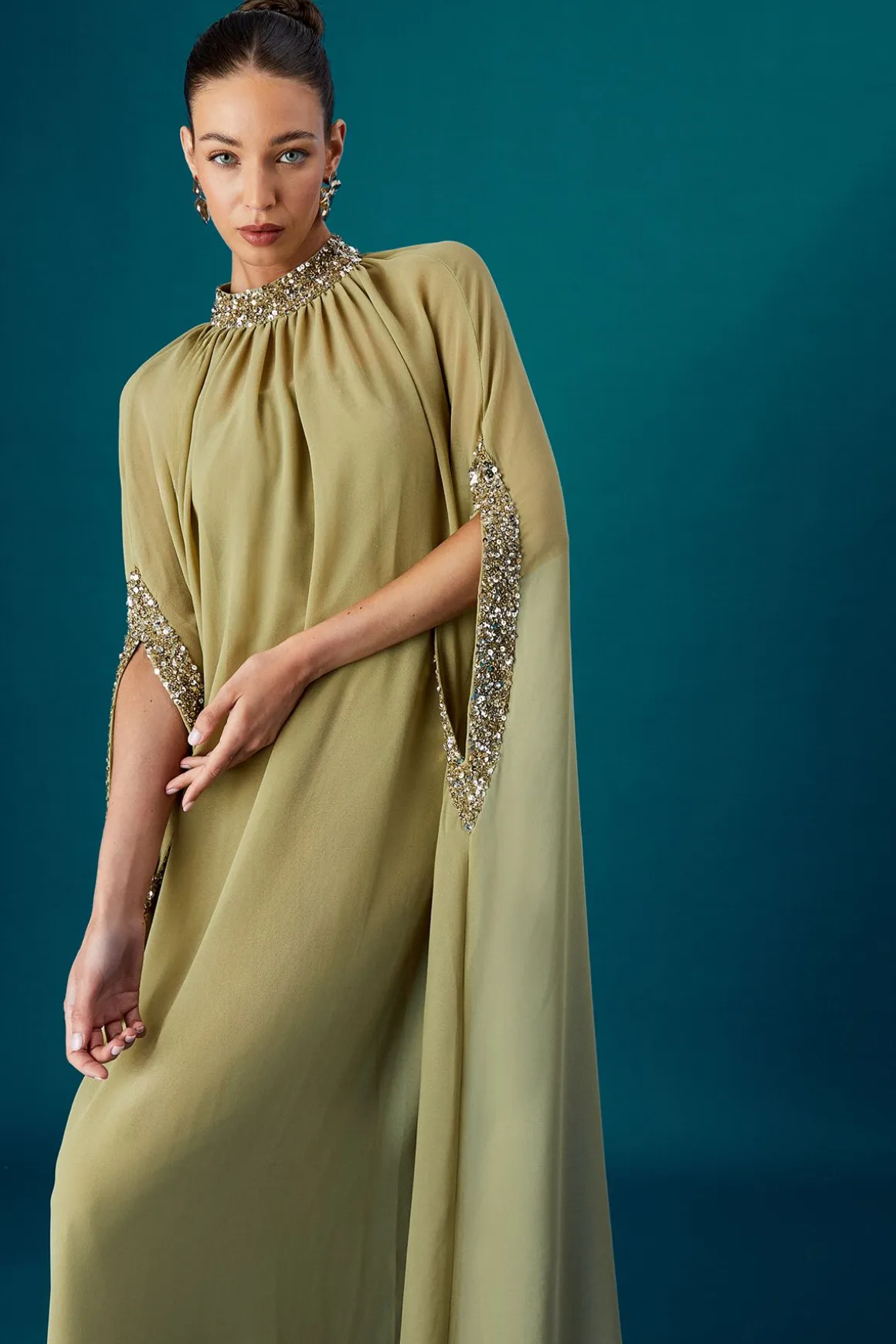 Robe Cape en Mousseline Coast Muse