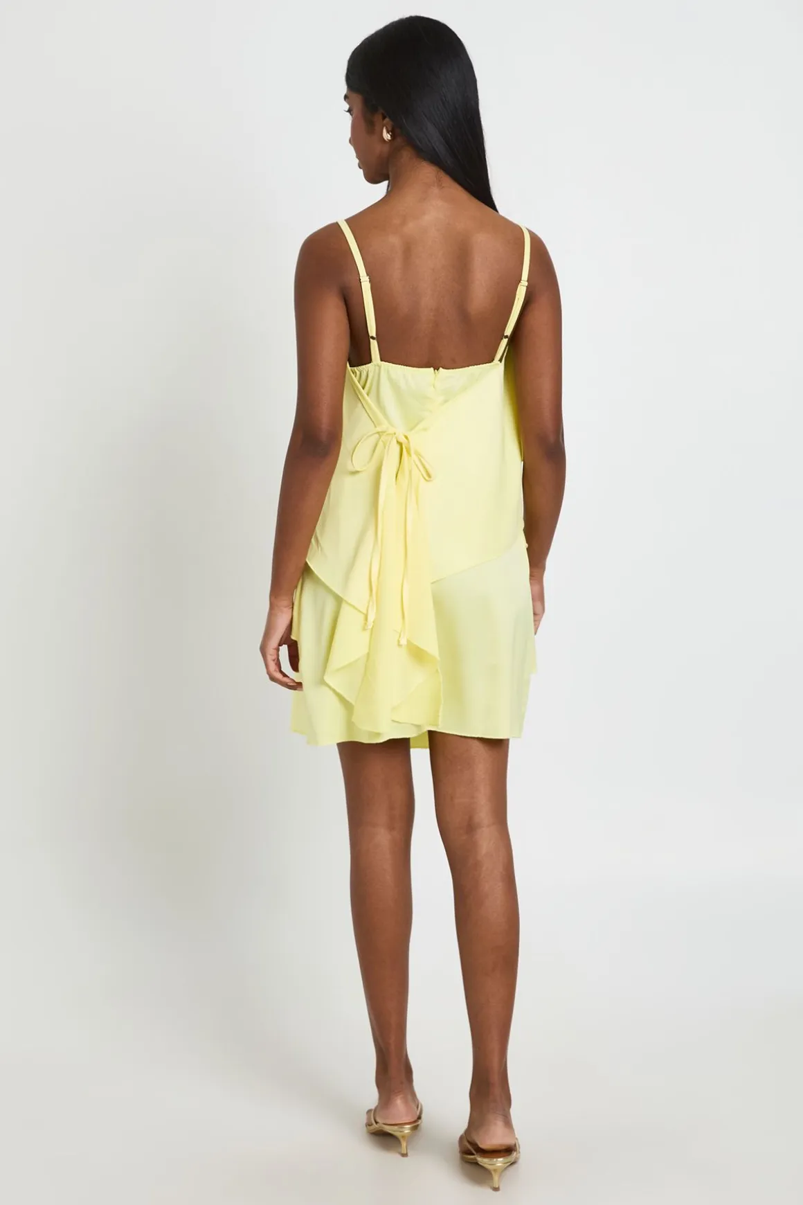 Robe Caraco À Double Épaisseur En Satin Texturé