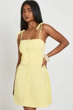 Robe Caraco En Bengaline Boutonnée Sur Le Devant