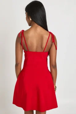 boohoo Robe Caraco En Bengaline Boutonnée Sur Le Devant<Femme Toutes Les Robes|Robes