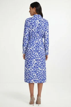 Robe Chemise Boutonnée À Col Petite Taille