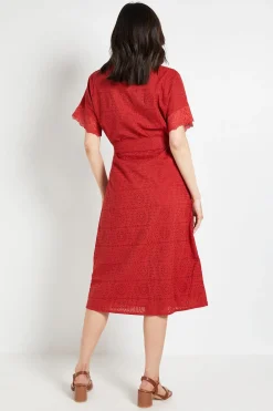 Robe Chemise Broderie Anglaise D'été