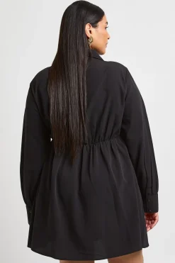 Robe Chemise Cache-cœur Grande Taille