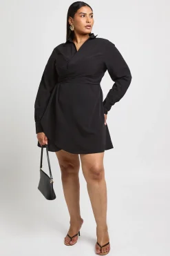 Robe Chemise Cache-cœur Grande Taille