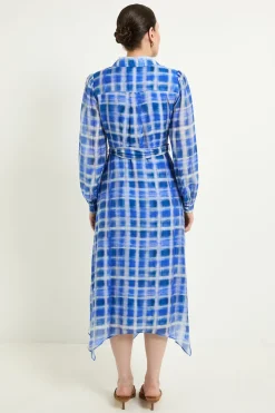 Wallis Robe Chemise À Carreaux Avec Ceinture<Femme Robes Chemise|Toutes Les Robes