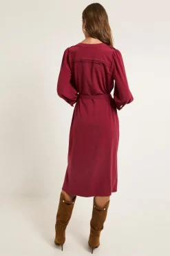 Wallis Robe Chemise Ceinturée Boutonnée Sur Le Devant<Femme Robes Mi-Longues|Robes