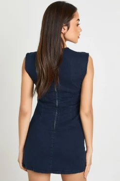 Robe chemise en denim basique