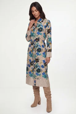 Robe Chemise À Imprimé Floral Mixte
