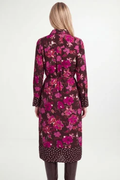 Wallis Robe Chemise Imprimé Floral Mixte Petite<Femme Robes Mi-Longues|Robes À Manches Longues