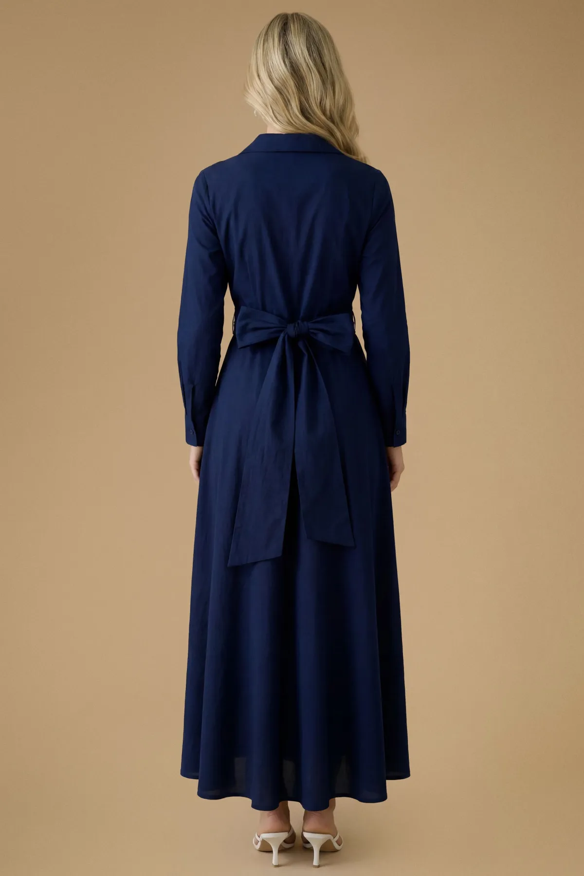 Oasis Robe Chemise Longue En Popeline De Coton Pour Grandes Occasions<Femme Robes Chemise|Toutes Les Robes