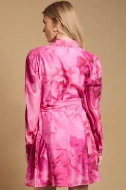 Robe Chemise À Manches Volumineuses Avec Détail Ceinture