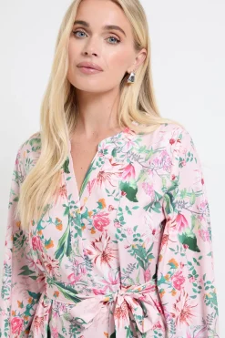 Wallis Robe Chemise Midi Boutonnée À Imprimé Fleuri Petite<Femme Robes Mi-Longues|Robes À Manches Longues