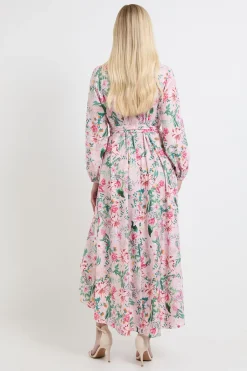 Wallis Robe Chemise Midi Boutonnée À Imprimé Fleuri Petite<Femme Robes Mi-Longues|Robes À Manches Longues