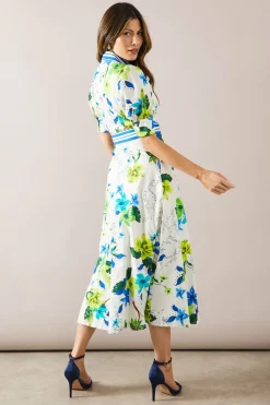 Wallis Robe Chemise Midi à Boutons Imprimé Fleuri<Femme Robes Mi-Longues|Robes