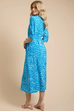 Dorothy Perkins Robe Chemise Midi À Imprimé Animal<Femme Robes Chemise|Toutes Les Robes