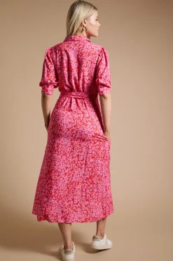 Robe Chemise Midi À Imprimé Animal