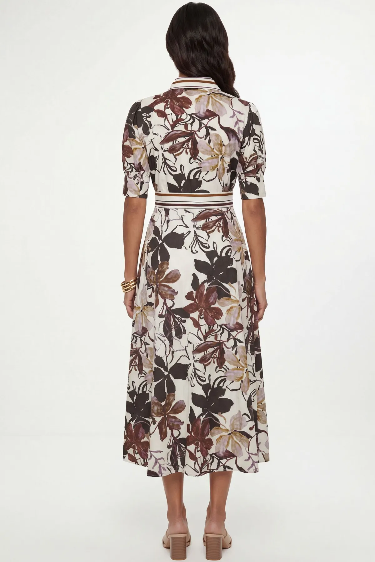 Wallis Robe Chemise Midi À Imprimé Floral Avec Boutons<Femme Robes Chemise|Toutes Les Robes