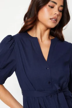 Robe Chemise Petite en Popeline