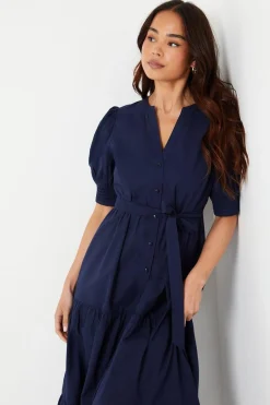 Robe Chemise Petite en Popeline