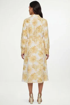 Robe Chemise Petite À Fleurs Avec Cordon De Serrage