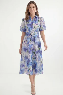 Wallis Robe Chemise Petite À Imprimé Floral Dévoré<Femme Robes Chemise|Toutes Les Robes