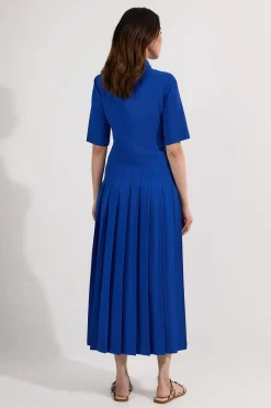 Robe chemise à plis en crépon sur mesure