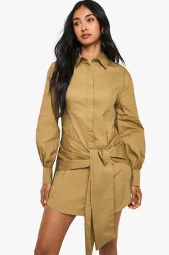 Robe chemise portefeuille