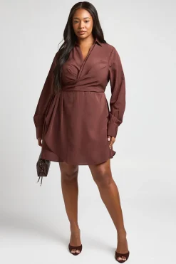Robe Chemise Portefeuille Grande Taille