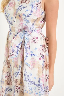 Robe Chemise Sans Manches En Tencel Petite Taille Été
